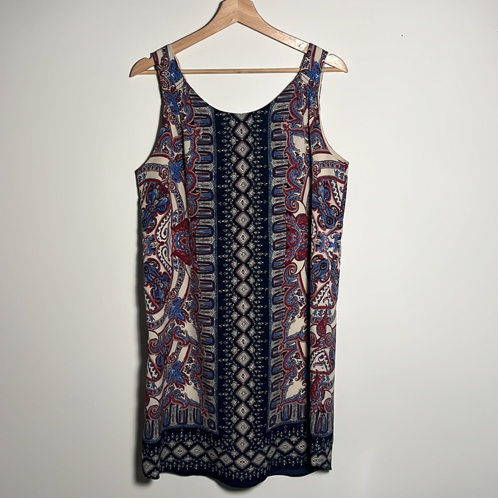 Lila Rose Paisley Print Sleeveless Dress